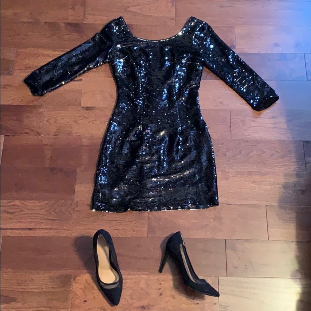 Black sequence, brand new cocktail dress